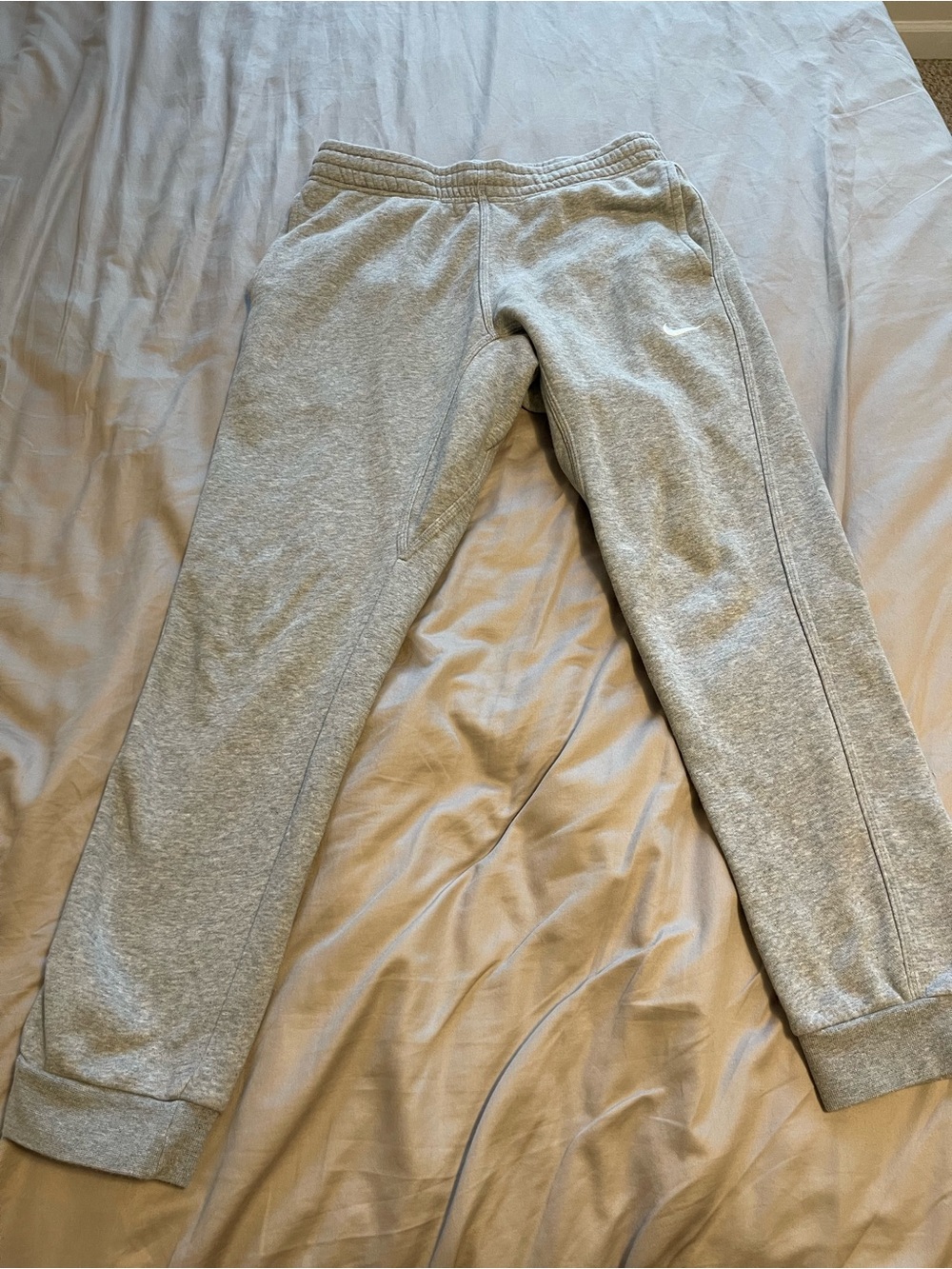 Nike Kids Heather Gray Sweatpant Joggers